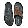 Regal Brown Mens Casual Croco Print Sandals