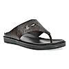 Regal Brown Mens Casual Textured Leather Sandals