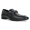 Imperio Black Mens Formal Leather Buckled Slip On Shoes