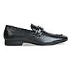 Imperio Black Mens Formal Leather Buckled Slip On Shoes