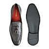 Imperio Brown Mens Formal Leather Tasseled Slip On Shoes