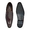 Regal Maroon Mens Textured Leather Formal Patent Shoes