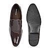 Imperio Maroon Mens Textured Leather Formal Slip On Shoes