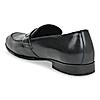 Imperio Black Mens Formal Textured Leather Slip On Shoes