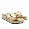 Rocia By Regal Gold Women Casual Slip On Espadrilles