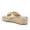 Rocia By Regal Gold Women Casual Slip On Espadrilles