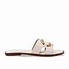 Rocia By Regal Cream Women Casual Buckled Flats