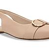 Rocia By Regal Beige Women Buckled Flat Slingbacks