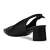 Rocia By Regal Black Women Block Heel Slingbacks