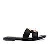 Rocia By Regal Black Women Casual Buckled Flats