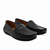 Empower By Rocia Black Women Leather Comfort Loafers