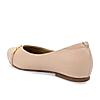 Rocia By Regal Beige Women Buckled Ballerinas