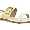 Rocia Beige Women Flat Sandals