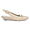 Empower By Rocia Beige Women Chained Sling Back Wedges
