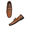 Regal Tan Men Casual Leather Buckled Slip On Shoes