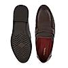 Regal Brown Men Leather Saddle Slip On Shoes
