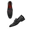 Imperio By Regal Black Men Formal Leather Buckled Slip On Shoes