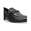 Imperio By Regal Black Men Formal Leather Buckled Slip On Shoes