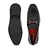 Imperio By Regal Black Men Formal Leather Buckled Slip On Shoes