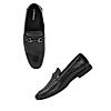 Imperio By Regal Black Men Formal Leather Buckled Slip On Shoes