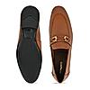 Imperio By Regal Tan Men Formal Leather Buckled Slip On Shoes