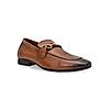 Imperio By Regal Tan Men Formal Leather Buckled Slip On Shoes