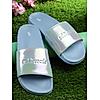 SOLE THREADS BLUE WOMEN SPARKLE SLIDES