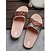 SOLE THREADS PEACH WOMEN SLIDES CLAIRE SLIDES