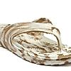 SOLE THREADS WHITE WOMEN ORTHO ELITE L MARBLE FLIP FLOPS