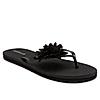 SOLE THREADS BLACK WOMEN FLORET FLIP FLOPS