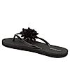 SOLE THREADS BLACK WOMEN FLORET FLIP FLOPS