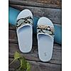 SOLE THREADS LIGHTBLUE WOMEN SLIDES CLAIRE SLIDES