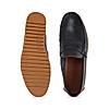 Imperio Blue Men Flexible Leather Casual Loafers