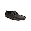 Imperio Black Men Leather Casual Loafers