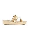 Rocia Gold Women Embroidered Flats