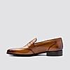 LANGUAGE TAN MEN LEATHER FLYNN LOAFER