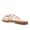 Rocia By Regal Beige Women Strappy Vinyl Flats