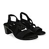 Rocia By Regal Black Women Comfort Strappy Block Heels