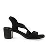 Rocia By Regal Black Women Comfort Strappy Block Heels