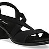 Rocia By Regal Black Women Comfort Strappy Block Heels