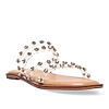 Rocia By Regal Transparent Women Diamante Studded Vinyl Flats