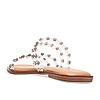 Rocia By Regal Transparent Women Diamante Studded Vinyl Flats