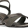 Rocia By Regal Gun Metal Women Shimmer Block Heel Sandals