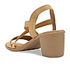 Rocia By Regal Beige Women Comfort Strappy Block Heels