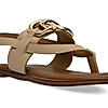 Rocia By Regal Beige Women Buckled Backstrap Sandals