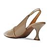 Rocia By Regal Taupe Women High Heel Sling Back Pumps