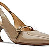 Rocia By Regal Taupe Women High Heel Sling Back Pumps