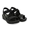 Rocia By Regal Black Women Casual Wedge Heel Sandals