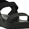 Rocia By Regal Black Women Casual Wedge Heel Sandals