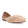 Rocia By Regal Rose Gold Women Embroidered Mojaris